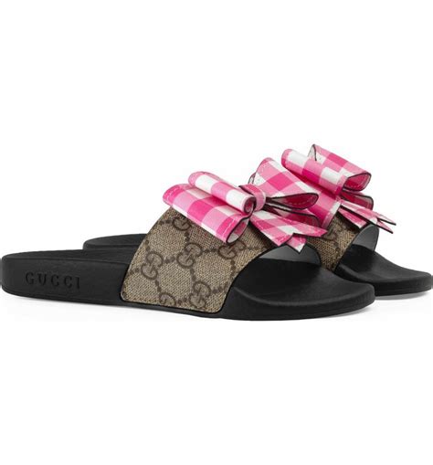 gucci bow slide